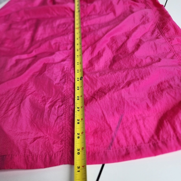 Rare NO COMMENT Women's Hot Pink SKIRT Rutched Sides Midi Skirt Sports Sz L - Picture 9 of 12